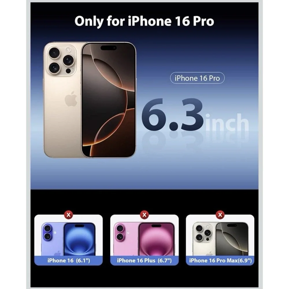 D0056-iPhone 16 Pro Screen Protector 6.3